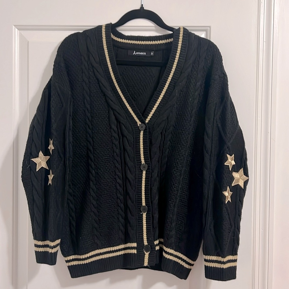 Cute Black Cardigan